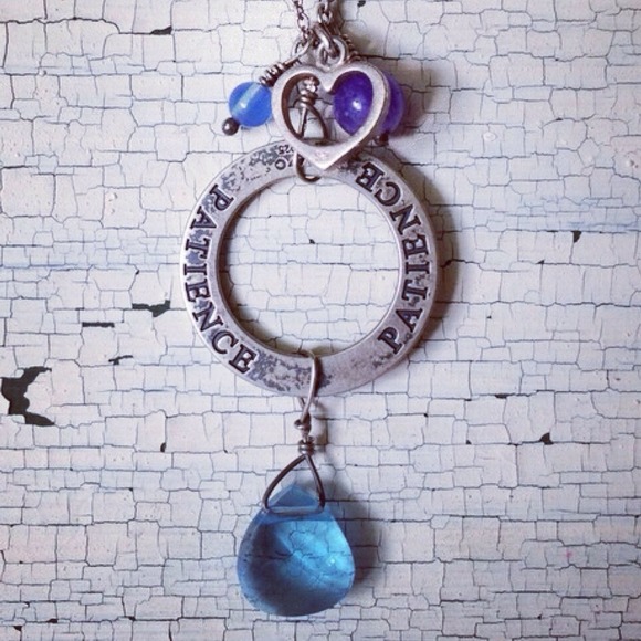 Beautiful Patience Blue Necklace