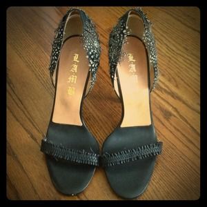 L.A.M.B. feather heels