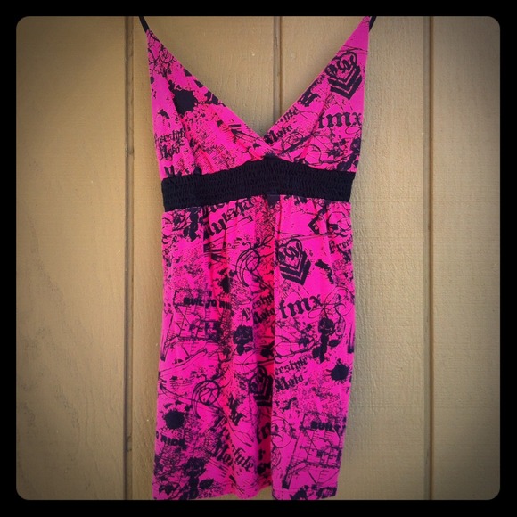 Metal Mulisha strappy/flowy tank top