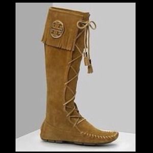 Tory Burch Walker Fringe Moccasins