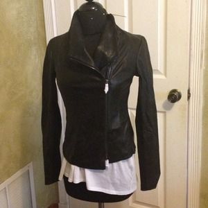 Vince leather jacket style v161090358