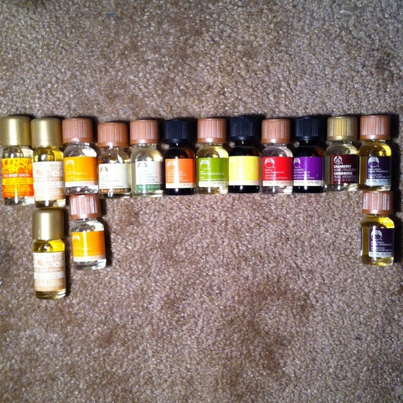 The Body Shop fragrance incense oils