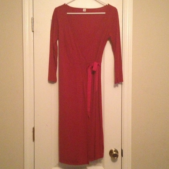 Dresses & Skirts - Sexy Red Wrap Dress