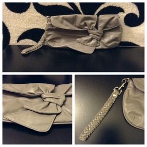 NWOT -- ALDO Grey Clutch