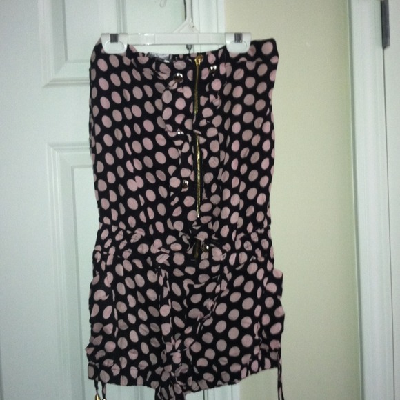 Polka dot romper
