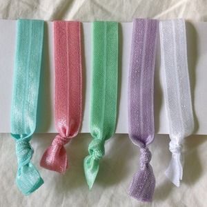 FOLD OVER ELASTIC HAIR TIES