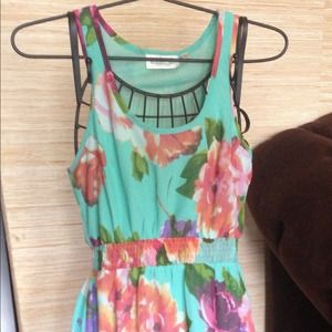 Brand New: Floral High Low Dress, Medium
