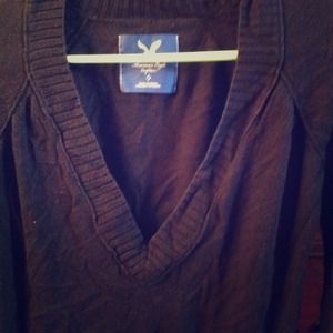 American eagle black sweater