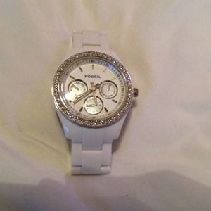 Fossil watch 2 (white & black)