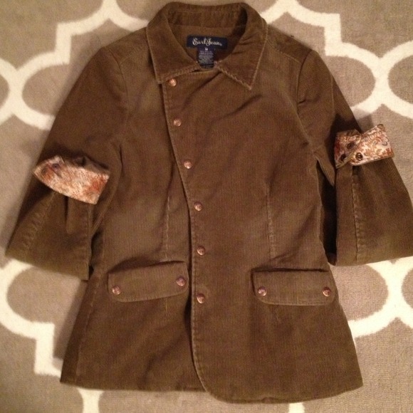 SOLD IN BUNDLE 🎉HOST PICK🎉Brown Corduroy Jacket - Picture 2 of 3
