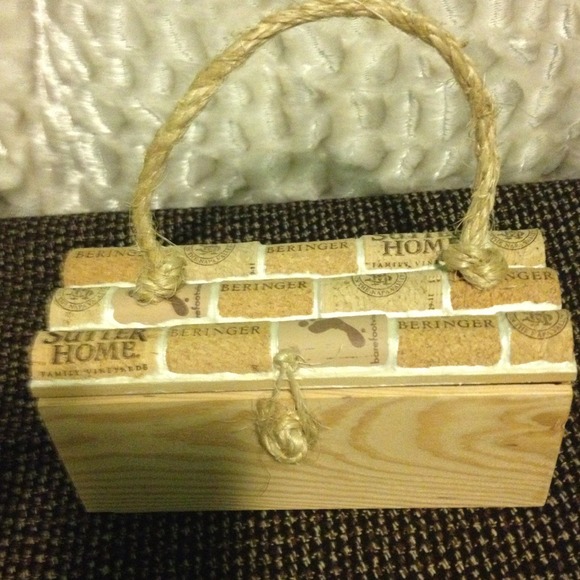 Bags - Handmade wine bottle cork clutch purses Bags - Handmade wine bottle cork clutch purses