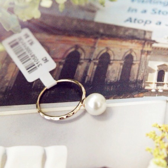 Single pearl ring - Picture 2 of 4