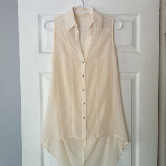 Chiffon hi lo blouse