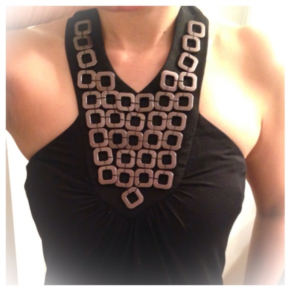 💟HOST PICK💟Halter full length dress. Sz S. - Picture 2 of 3