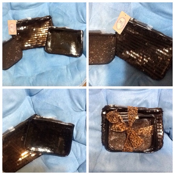 Clutch bags, 3-piece bundle.