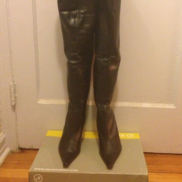 bronx knee high boots