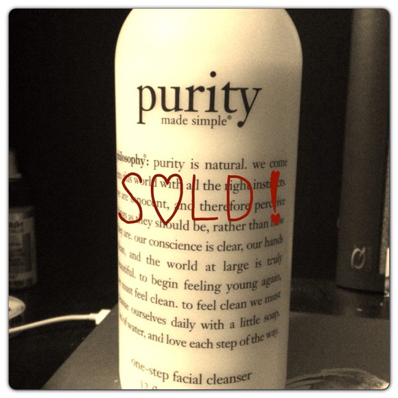 *SOLD* Philosophy Purity cleanser