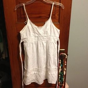white summer dress