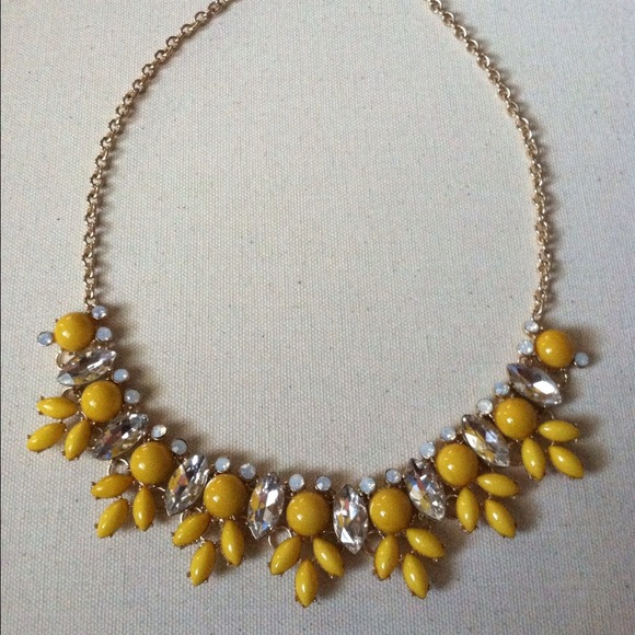 Yellow Marquis Necklace