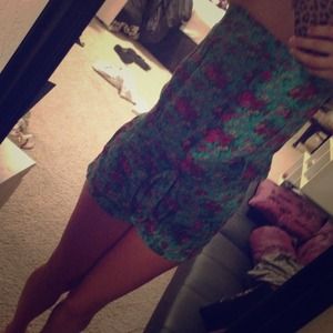 Floral print romper