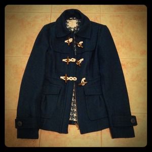 Beautiful navy peacoat