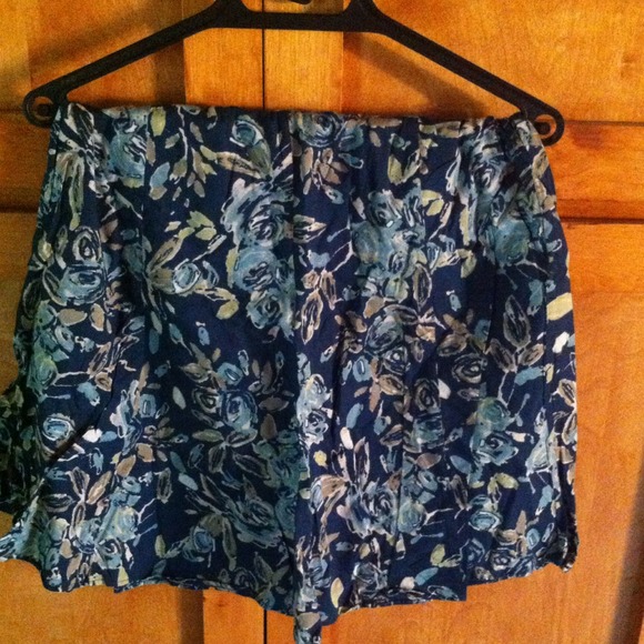 Green Floral Skirt