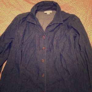 Blue Denim Long Sleeve Shirt