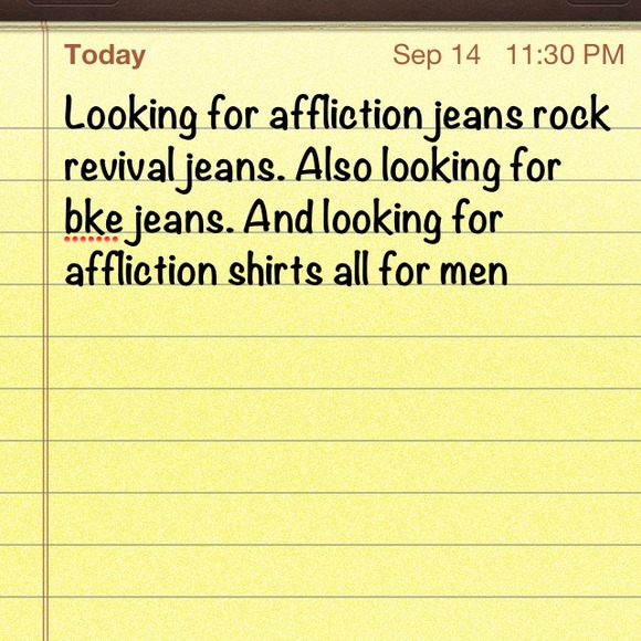 Affliction jeans rock revivals, affliction shirts