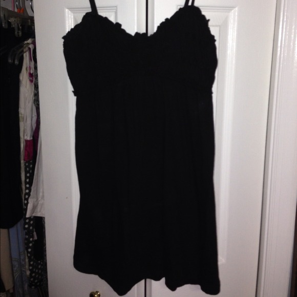 Black tank top