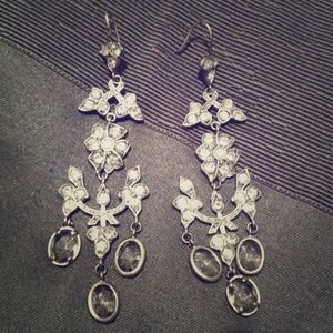 Juicy Couture Silver Chandelier Earrings