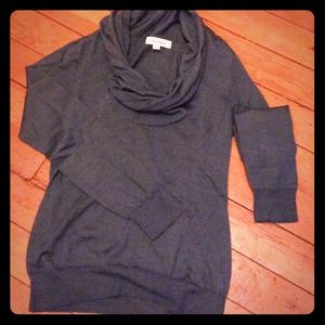 Green cowl neck Calvin Klein sweater