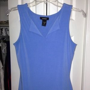 Blue express top