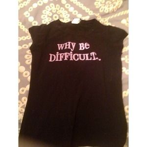 Black comedic tshirt