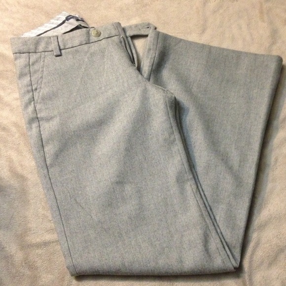 Size 4, grey, wide leg, dress pants from the Gap