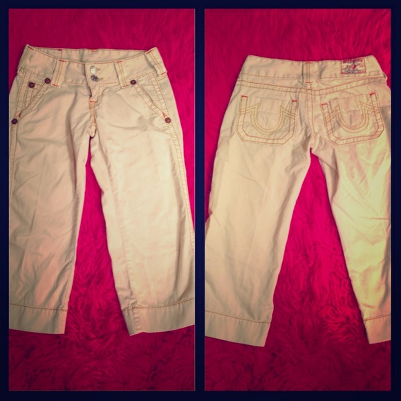 Authentic True Religion Cotton Capris