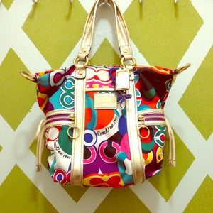 Authentic Coach Poppy Purse 70 PAYPAL