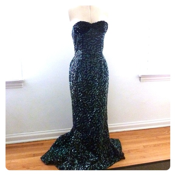 Mae West Sequin Gown from Hollywood costume shop