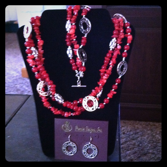 Premier Designs Firecracker jewelry set