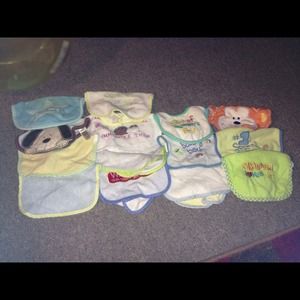 13 baby bibs