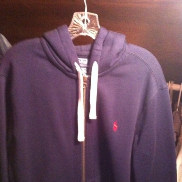 Large blue Ralph Lauren zip up
