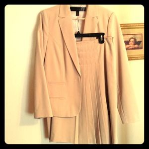 Size 14 taupe suit. Fully lined
