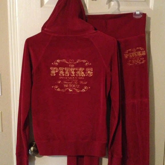 VS PINK Maroon Valor Jump-Suite