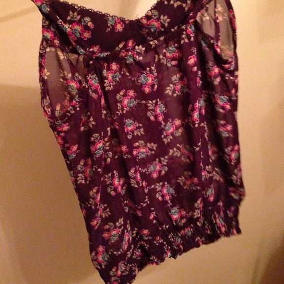 Purple flower tank - Picture 2 of 3
