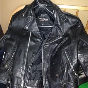 Grateful Dead patch leather jacket.