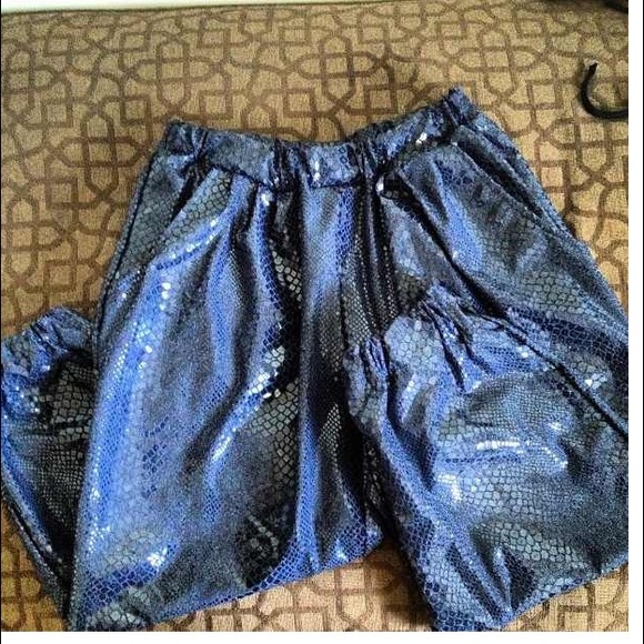 Faux snake skin joggers - Picture 1 of 2