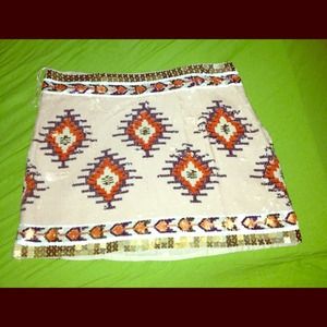 Beautiful Zara sequin mini skirt