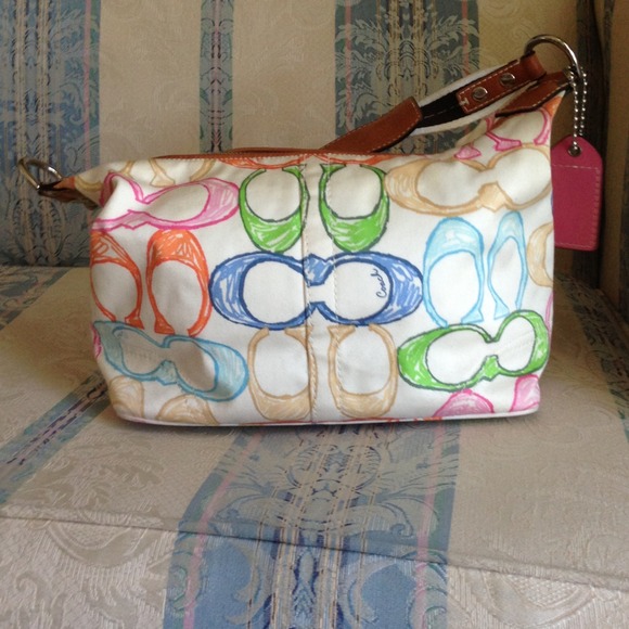 Colorful Coach Handbag - Picture 3 of 4