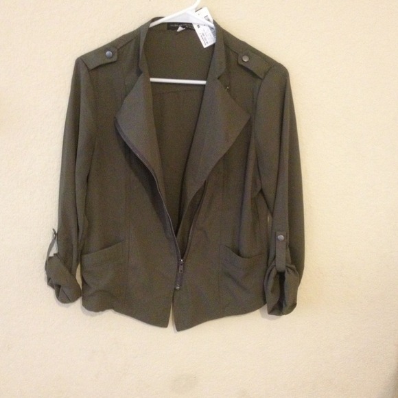 Sheer moto jacket