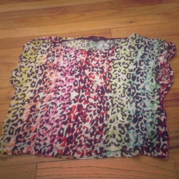 Colorful zebra top!