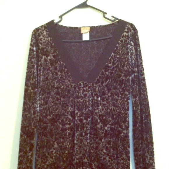 Daytrip felt floral design long sleeve